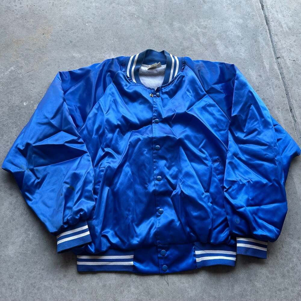 Vintage Hartwell Satin Bomber Jacket - XL